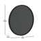 Flash Furniture Canterbury 24 Round Wall Mounted Magnetic Chalkboard w/Eraser and Chalk in Black Pine Wood Frame HGWA-CHKCIRCLE24-BLK-GG - alternate 5